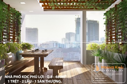 NHÀ PHỐ KCD PHÚ LỢI-Q8
